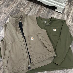 Carhartt Men's GREEN SHIRT ONLY for @baylieatl